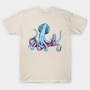 Blue Octopus T-Shirt